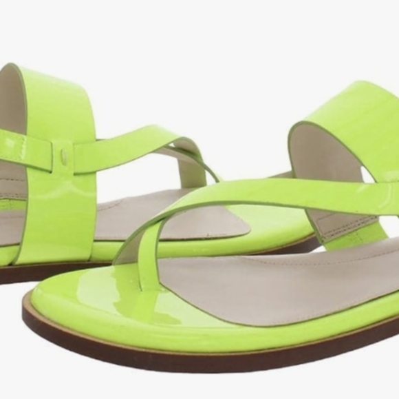 Cole Haan Neon Green Sandle Size 6.5 NWB - Picture 3 of 5